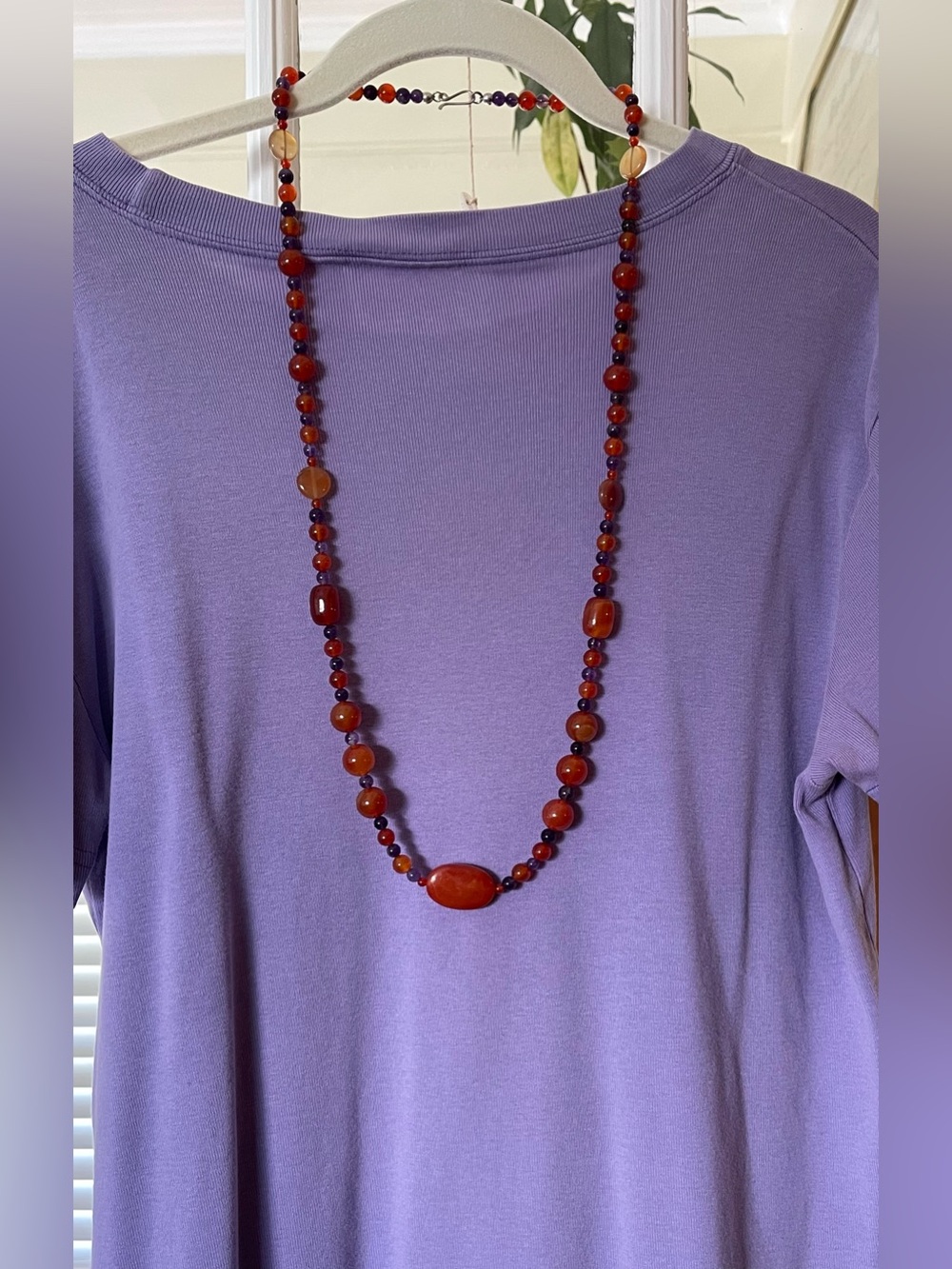 Jay King Mine Finds Amethyst & Agate Necklace